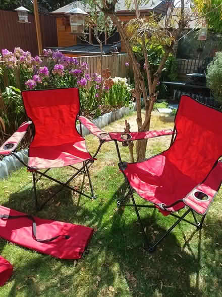 Photo of free 2 folding camp chairs (Aylesford ME20) #1