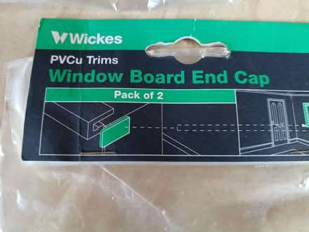 Photo of free UPVC window board end caps (Westminster Drive PO21) #2
