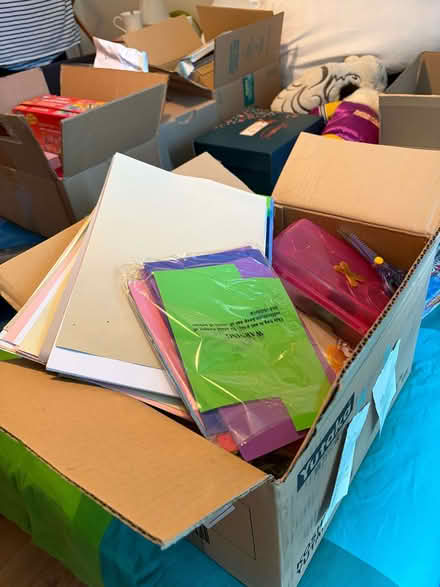 Photo of free Large box of craft supplies and paper (Slough central SL1) #1