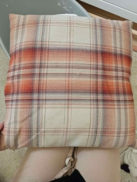 Photo of free Large orange cushion (Murrayfield EH12) #1