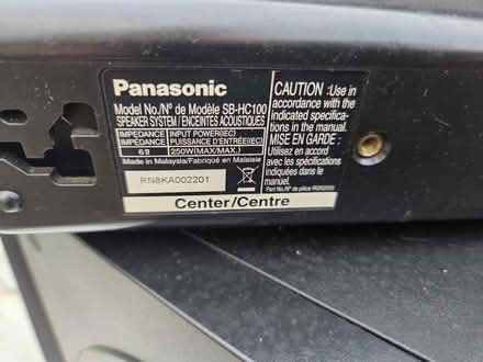 Photo of free Panasonic surround sound speakers (Frimley) #3