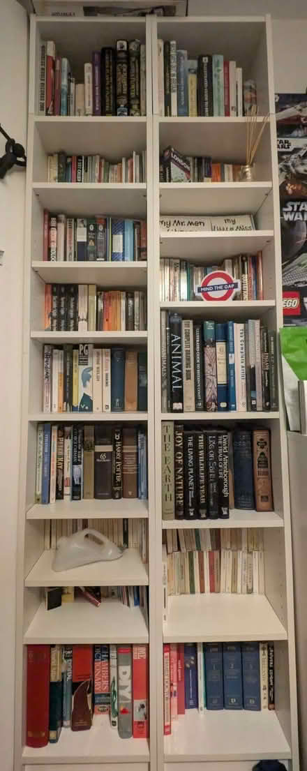 Photo of free Two White Billy IKEA bookcase with extension (Upper Walthamstow E17) #1