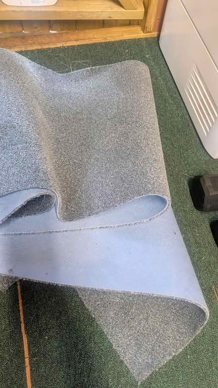Photo of free Carpet strips (blue-ish hue) (Barming, Maidstone) #1