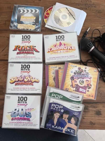 Photo of free Karaoke cds and microphones x2 (Liss GU33) #1