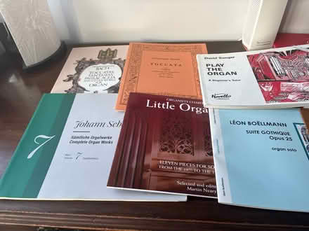 Photo of free 12 Organ books (Forest Hill SE26) #1