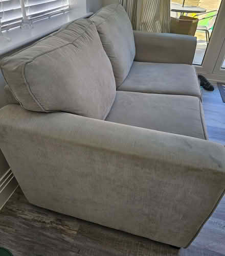 Photo of free 2 seater grey sofa (Great Hollands RG45) #2