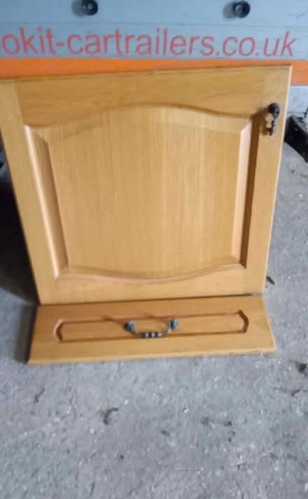 Photo of Old oak kitchen doors (Eastham CH62) #1