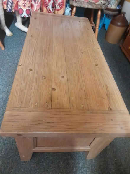 Photo of free Solid wooden coffee table (Redditch B98) #4