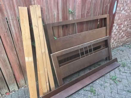 Photo of free Wooden bedframe (Leamington spa) #1