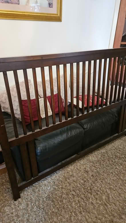 Photo of free Solid wood king size headboard (Merton Mitcham CR4) #3