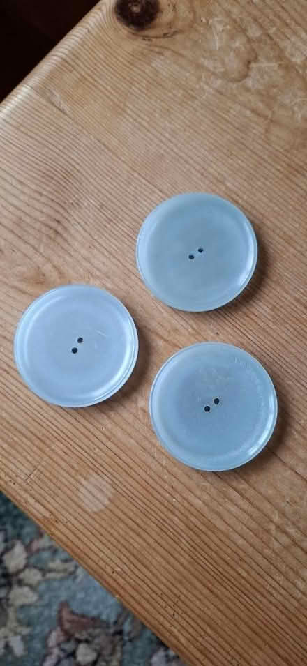 Photo of free Buttons, Set of 3 Large Pale Blue (Harrogate HG1) #1