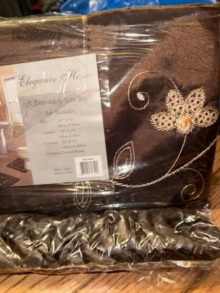 Photo of free Shower curtain with rings (Stuyvesant Heights) #2