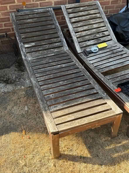 Photo of free One IKEA Teak lounger (Surbiton KT6) #1