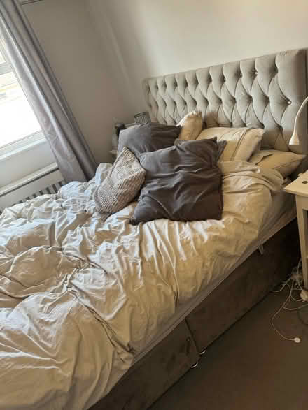 Photo of free Kingsize bed frame and mattress (Chislehurst BR7) #1