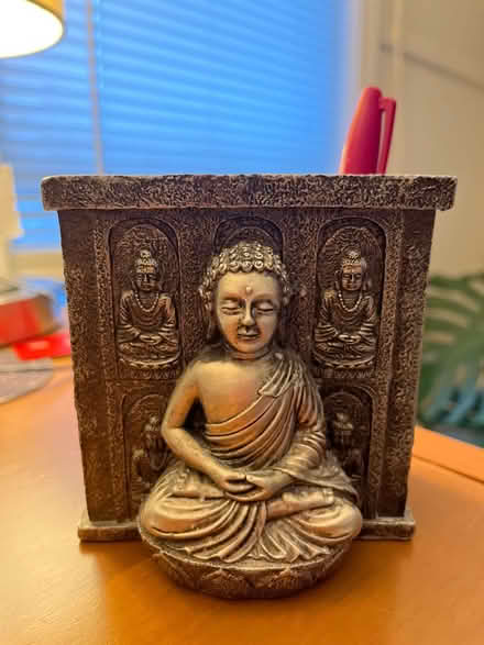 Photo of free Buddha pencil holder/Desk Organizer (East Somerville) #1