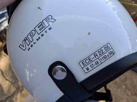 Photo of free Vintage style motorcycle helmet (Old Bletchley MK3) #2