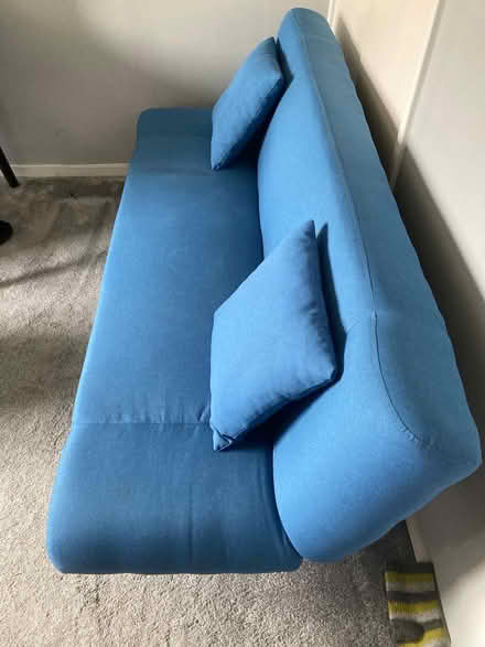 Photo of free Blue fold out sofa bed (Purwell SG4) #1