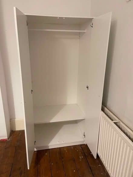 Photo of free White IKEA KLEPPSTAG wardrobe (Hove Station area BN3) #2