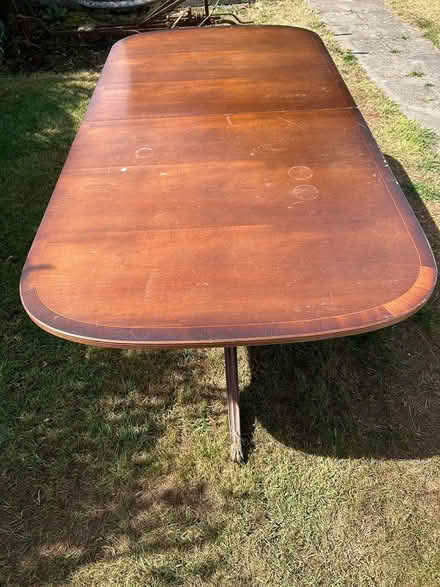 Photo of free Mahogany dining table and 6 chairs (Skerries) #4