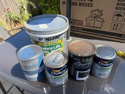 Photo of free Paint/Fence Cover bundle (Bexleyheath DA6) #2