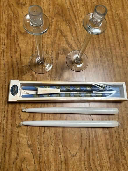 Photo of free Candlesticks/candles (Just east of De Anza College) #1