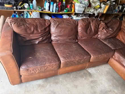 Photo of free Leather Sectional (Southwest Highland Park) #2