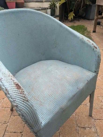 Photo of free For repair - Lloyd loom chair (Wheathampstead AL4) #1