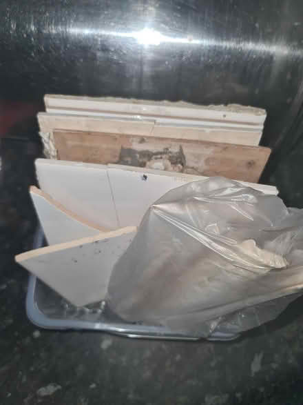 Photo of free White tile and offcuts, various (Hackney E8) #1