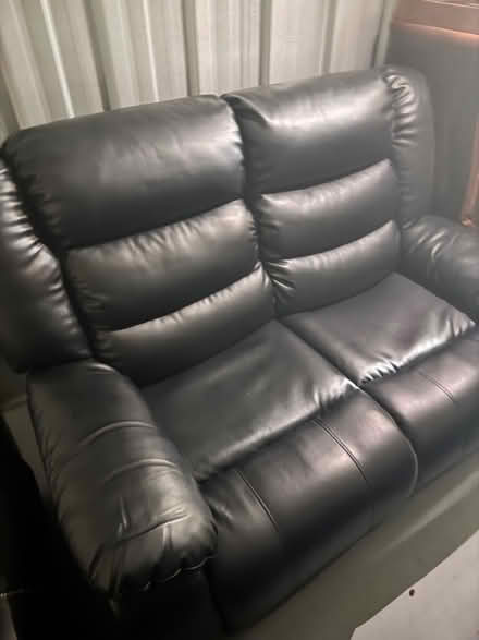 Photo of free 2 & 3 Seater Black Reclining Sofa (NG7 2NR) #2