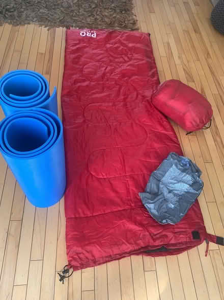 Photo of free 2 sleeping bags and mats (Sandling ME14) #2