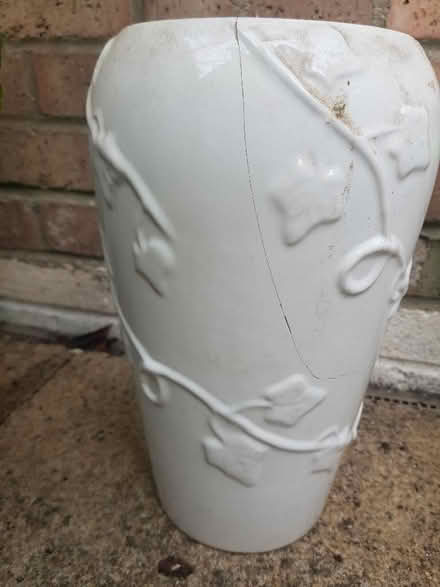 Photo of free Large white vase (Cyncoed CF23) #2