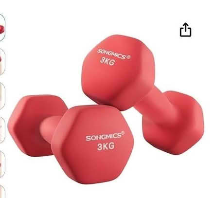 Photo of weights 3 kg neoprene 2x (Tilehurst Road RG1) #1