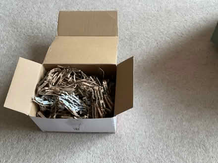 Photo of free Cardboard box full of shredded cardboard (Mickleover DE3) #2