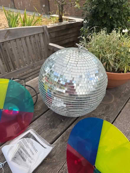 Photo of free Mirror ball and spot lights (Southgate N14) #1