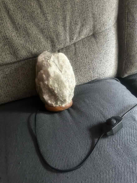 Photo of free Salt Health Lamp, grey and orange tones (Milton OX14) #2