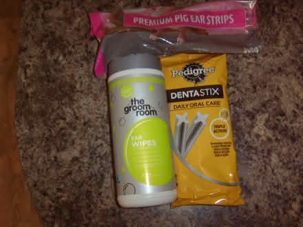 Photo of free dog items ear wipes/ dentastix/ pig ear strips (Durrington BN13) #1