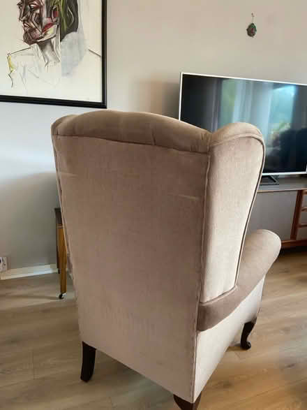 Photo of free Two Armchairs - today only (Hollands Avenue CT19) #2