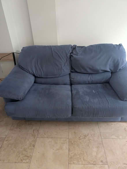 Photo of free Blue sofa 2 seater give away (North Road N7) #1