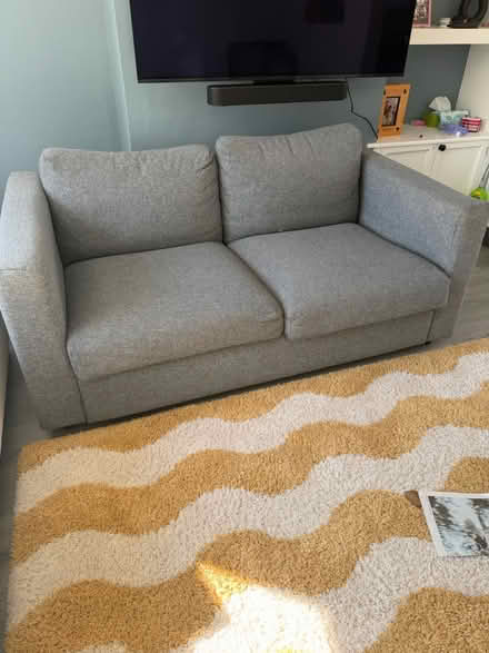 Photo of free Grey sofa (Sudbury CO10) #1