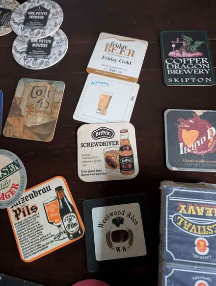 Photo of free 130+ Vintage Beer Mats Man Cave (Mold CH7) #4