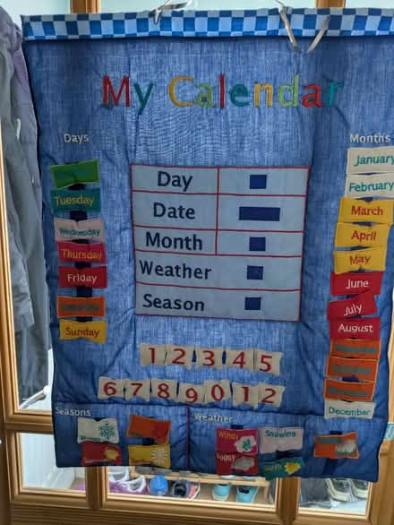 Photo of free Children's fabric calendar (Broughton CH4) #1