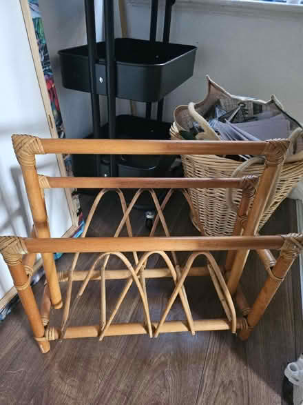 Photo of free Bamboo Boho magazine rack (Swinton M27) #1