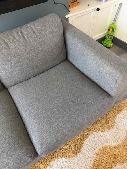 Photo of free Grey sofa (Sudbury CO10) #3
