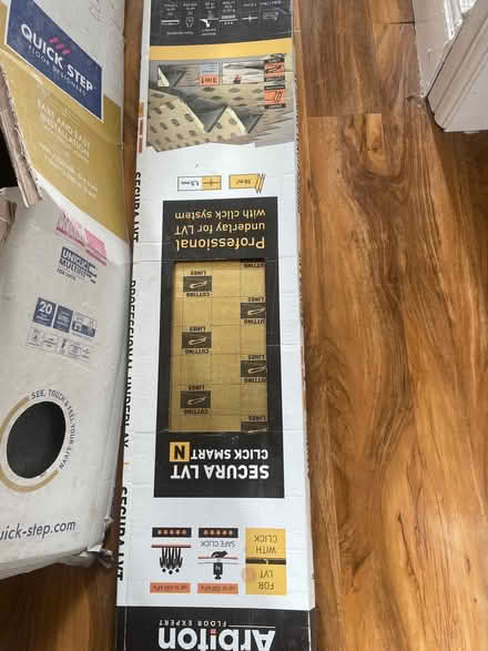 Photo of free Grey Floor tiles with Underlay (Gorse Hill M32) #3