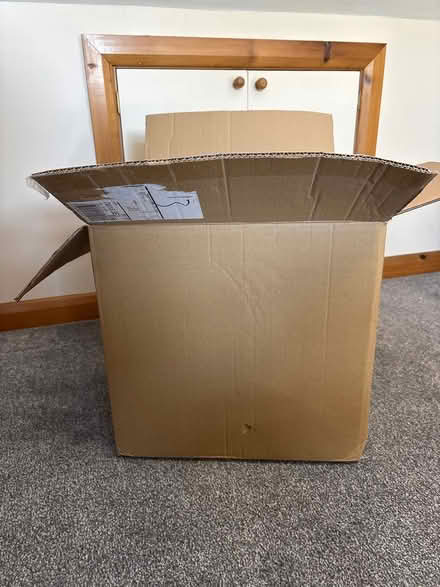 Photo of free Large sturdy cardboard box (Ashford, Surrey TW15) #2