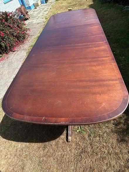 Photo of free Mahogany dining table and 6 chairs (Skerries) #1