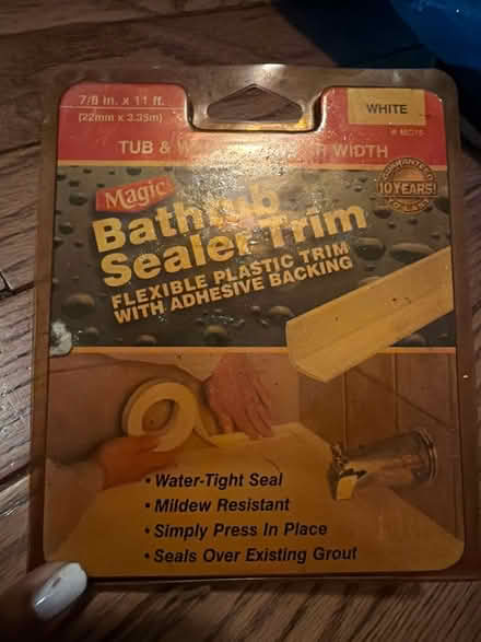 Photo of free Bathtub Sealer Trim (Stuyvesant Heights) #1