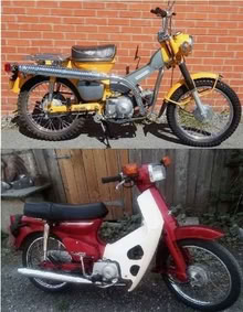 Photo of Honda C90 or CT90 (Barkham RG41) #1