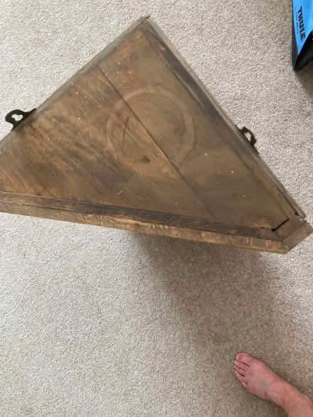 Photo of free Wooden corner cupboard (Pannal HG2) #1