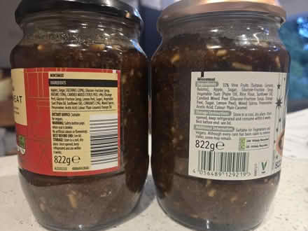 Photo of free 3 large jars of mincemeat (Frimley) #2